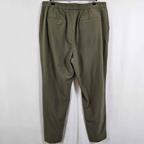 Banana Republic Lightweight Pants In Olive Green - Size L - Picture 8 of 9